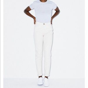 American apparel high wait denim